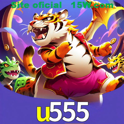 Imagem promocional da u555 mostrando a plataforma e suas vantagens